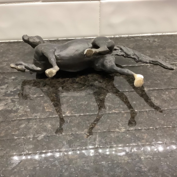 American Saddlebred Black Horse Model No. 1603 Little Bits/Paddock Pal Molds - Picture 5 of 6